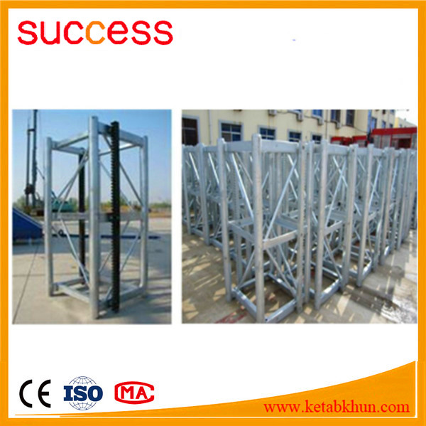 weight of aluminum section in construction,tower crane mast section,mast section,elevator mast section