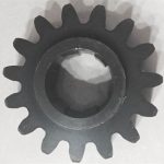 Black surfacer treatment rack and pinion gears