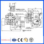 C45 Straight Helical Rack and Pinion with Mounting Holes