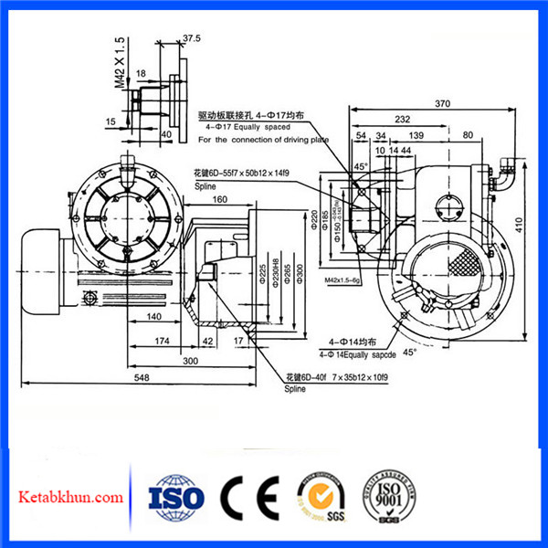 construction hoist parts crown wheel and pinion gear
