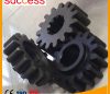 Standard Steel black plastic gears pom double spur with top quality