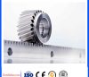 rack and pinion gears togerther use worm gear reducer