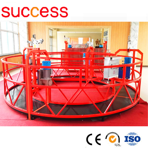 Building window cleaning suspended platform