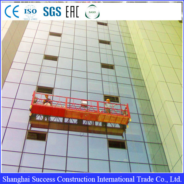 China suspended wire rope platform/rope suspended platform/swing stage ce proved