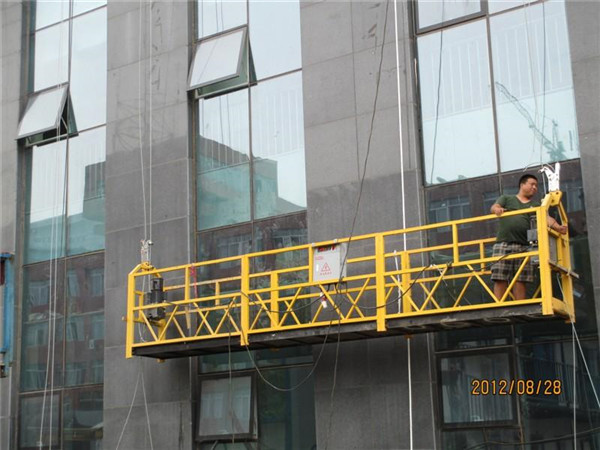 suspended platform, adjustable height work platform,lifting cradle