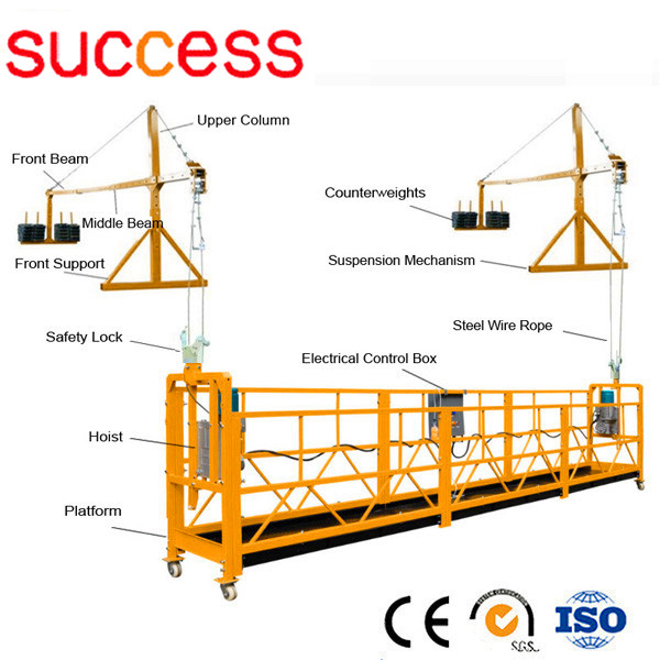 Zlp Series 6m Length 800kg Rated Load Suspended Platform Gondola Swing Stage Suspended Scaffold Cradle Ketabkhun Com