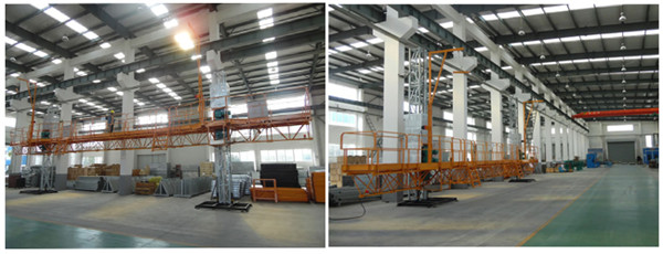 Low Cost electrical access scaffold
