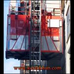 1.5 Ton Double Cages Construction Elevator