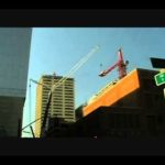 AmQuip Grove GMK7550 taking down a tower crane