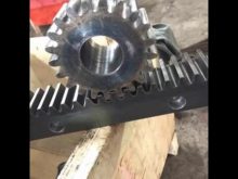 C45 Straight Rack And Pinion With Mounting Holes Gear Rack