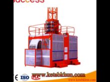 Distributor Liked Sc200 ／ 200 Double Cage Hiqh Quality Building Hoist Use Best Material