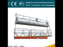Economic electric suspended hanging scaffold／wire rope suspended platform
