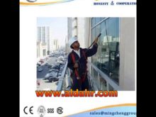 Facade Construction electric suspended platform wooden gondolas for cleaning