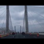 first drive across the new Abraham Lincoln Bridge
