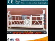 floating scaffold A Alloy Material hoist suspended platform Factory