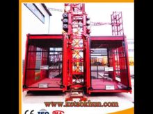 High Quality Sc100 1 Ton Double Cages Construction Lift Hoist Hot Sale