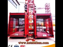 High Speed Double Cage Construction Lifter