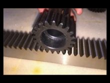 M1 M10 Steel Small Rack And Pinion Gears , Stainlss Steel Gear Racks And Pinion, Gear Racks 1