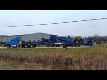 Miller Transfer Kenworth T800w with 3x3x3x3x3 pulling in