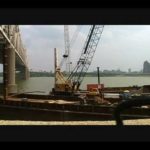 old P&H and Bucyrus Erie cranes timelapse