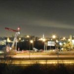 ORBP: Liebherr Ltm1400 installing beams on I-71/I-64 split