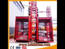 Sc100 1000kg 2＊15 Kw Construction Elevator Lifter