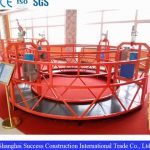 Suspended Platform With Wall Roller