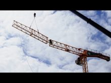 Tower Crane Assembly in North Vancouver