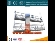 wire rope hanging suspended platform／ building cradle machinery／window cleaning gondola