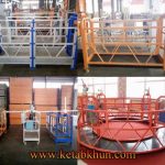 Zlp Rope Suspended Scaffolding Platform With Caster